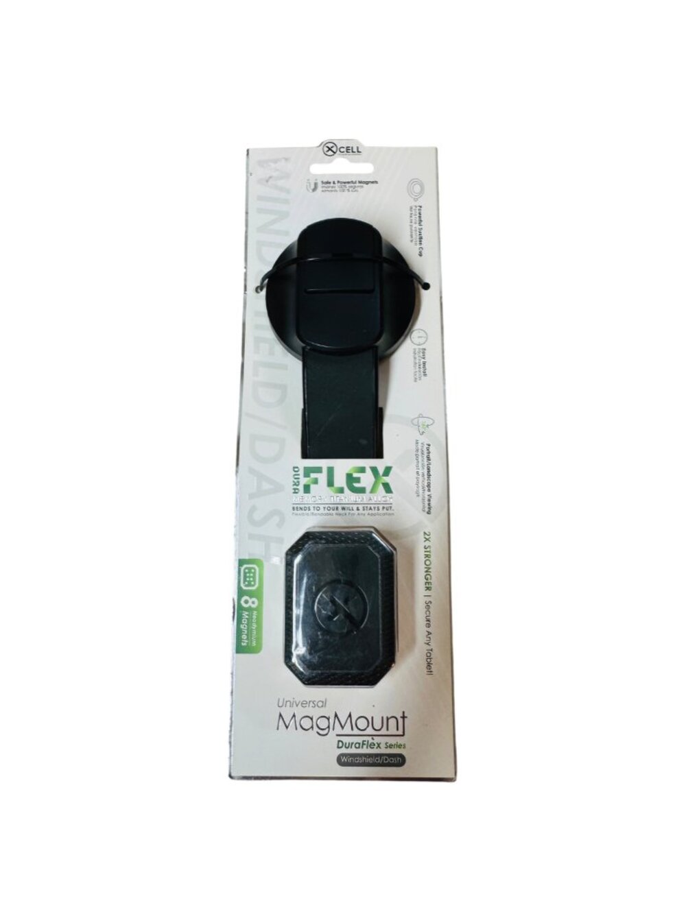 Xcell Universal MagMount DuraFlex Series Windshield Dash Magnetic Phone Tablet M